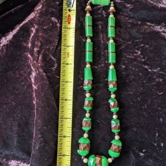 Art Deco Antique Single-Strand Graduated Glass Bead Necklace 1930s - Picture 9 of 16